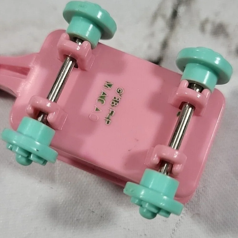 Vtg‎ Fisher Price Precious Places Nursery  Set Pink Rocking Horse Wagon